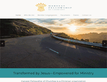 Tablet Screenshot of harvestfellowshipofchurches.org